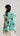 Back view of Botanic Soft Flow blouse Psophía SS26 with straight yoke and soft flowing fit.