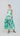 Botanic Soft Flow dress Psophía SS26 front view highlighting square neckline and sleeveless design.