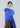 Lunar Breeze draped blouse Psophía SS26 front view with asymmetric draped neckline and off-shoulder sleeves