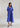 Lunar Breeze midi dress Psophía SS26 front view highlighting V-neckline, empire waist and soft flowing fabric