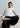 Psophía SS26 Nylon–Cotton cocoon tee with drawcord hem, round neck and softly structured, minimalist silhouette.