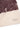 Detalle del estampado del pañuelo Orient Contour Print Wrap en color chocolate