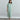 Front view of Psophía SS26 women’s Fluid Midi Dress in sheer organza, featuring a loose fluid silhouette, short sleeves, clean shirt collar and delicate floral appliqué details for contemporary women’s fashion.