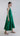 Side view of Psophía light jacquard sleeveless midi dress highlighting fluid drape and airy silhouette.