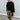 Orchid Canvas Relaxed Cropped Pants in ochre satin cotton with abstract floral print, structured waistband and straight cropped leg.