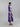 Side view of the Orient Contour silk midi tunic highlighting its fluid movement, wide sleeves, and elegant straight cut.