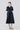 Vestido largo de algodón jersey con volante lateral y escote en V