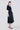 Vestido largo de algodón jersey con volante lateral y escote en V