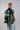 Blusa oversize sin mangas en algodón satinado con estampado Botánica Noctis
