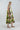 Vestido largo fluido en algodón con estampado palms